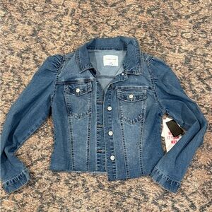Celebrity Pink Blue Jean Jacket